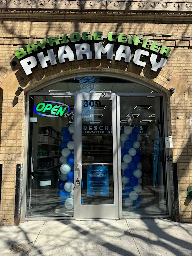 Bayridge Center Pharmacy storefront on 3rd Ave, Bay Ridge, Brooklyn
